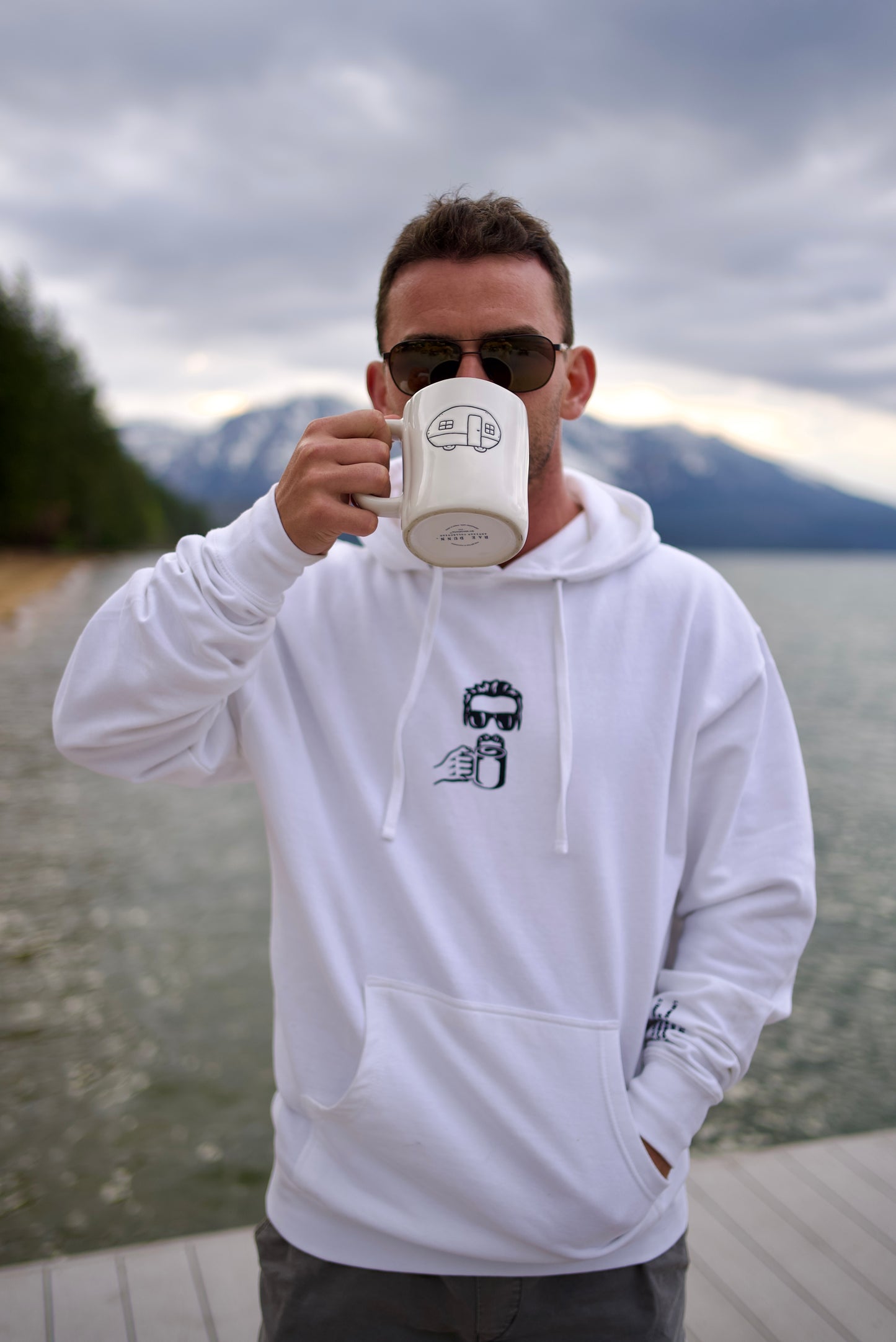 Off the Cuff Hoodie - White