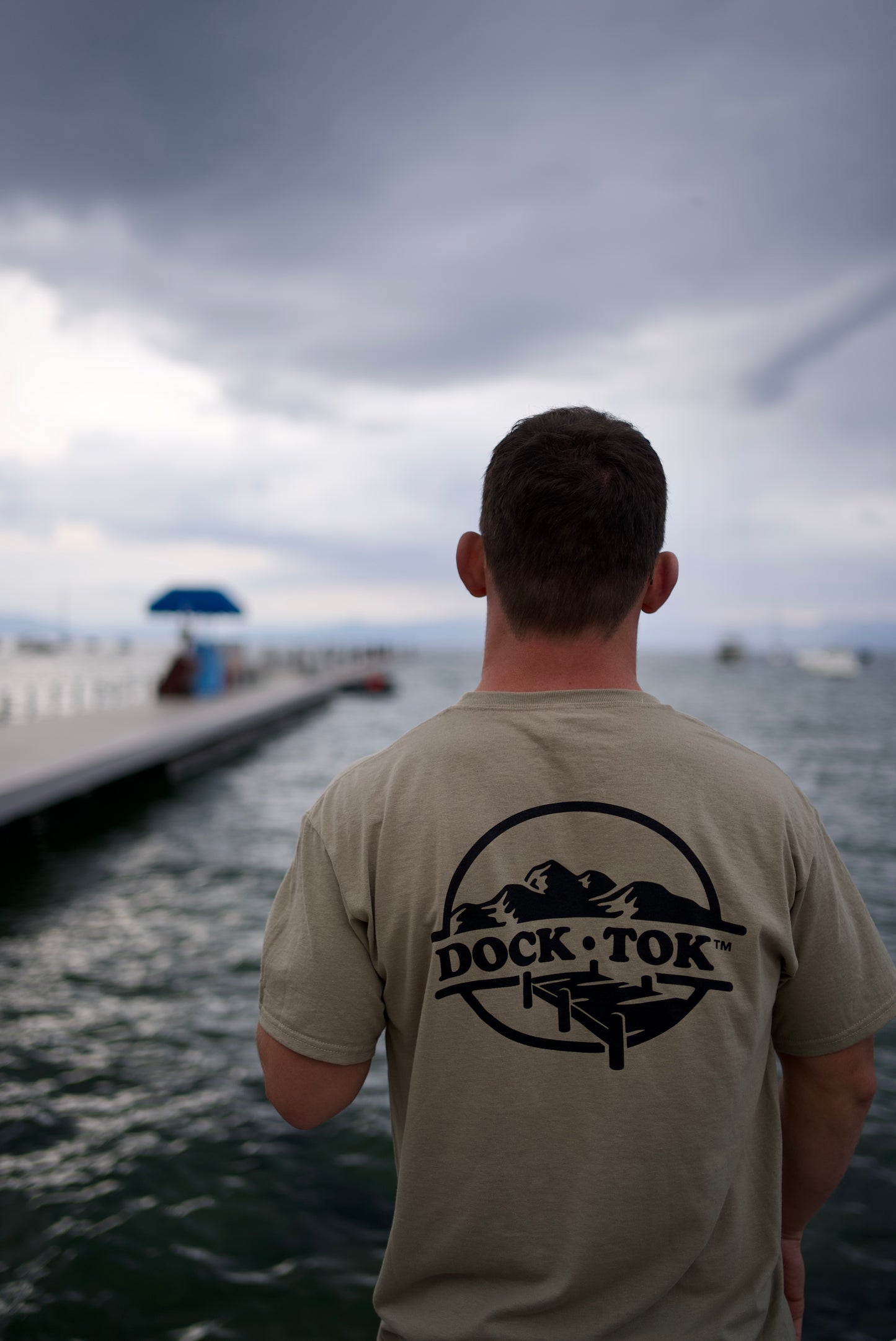 Dock Tok Tee- Khaki Green