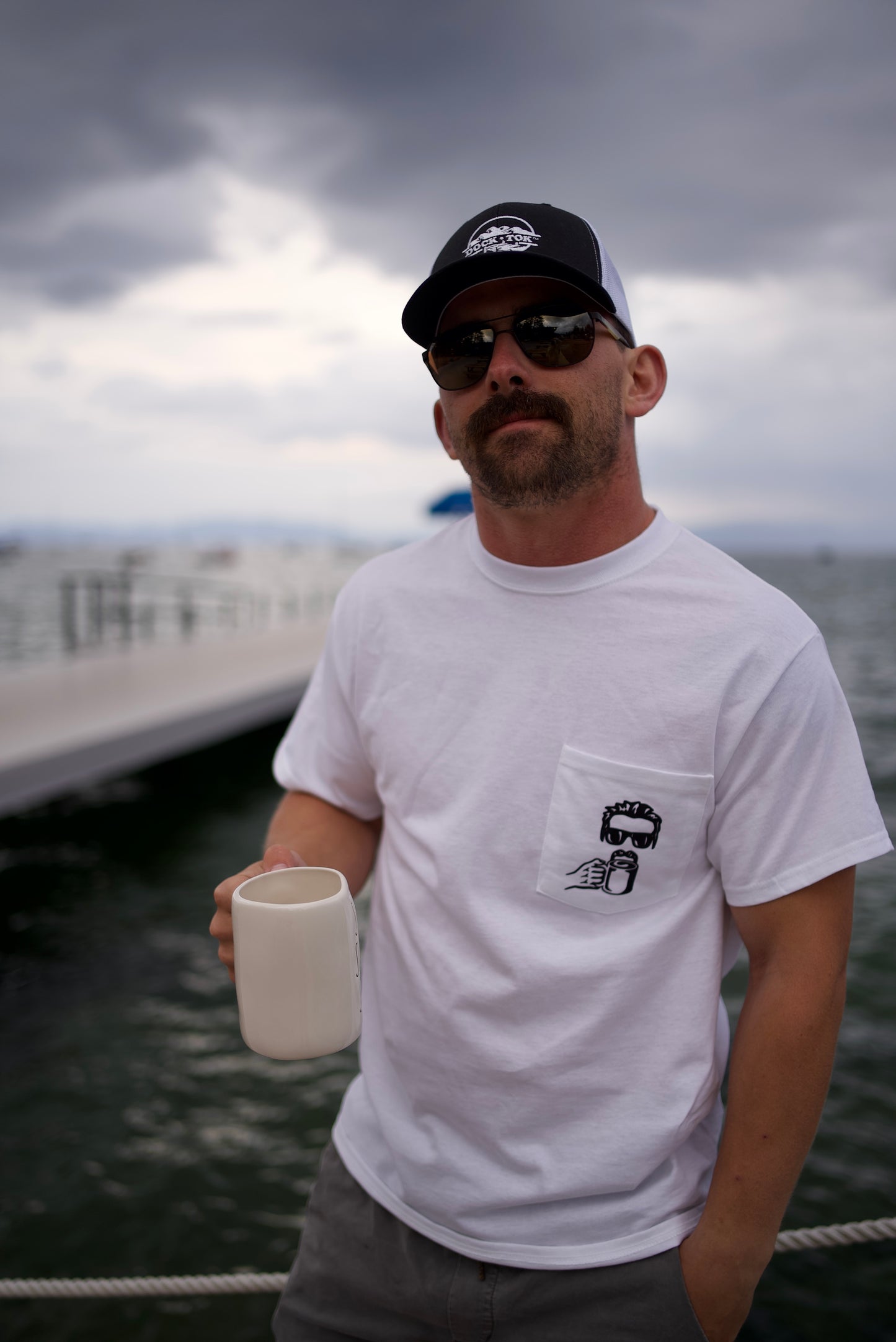 Dock Tok Tee- White