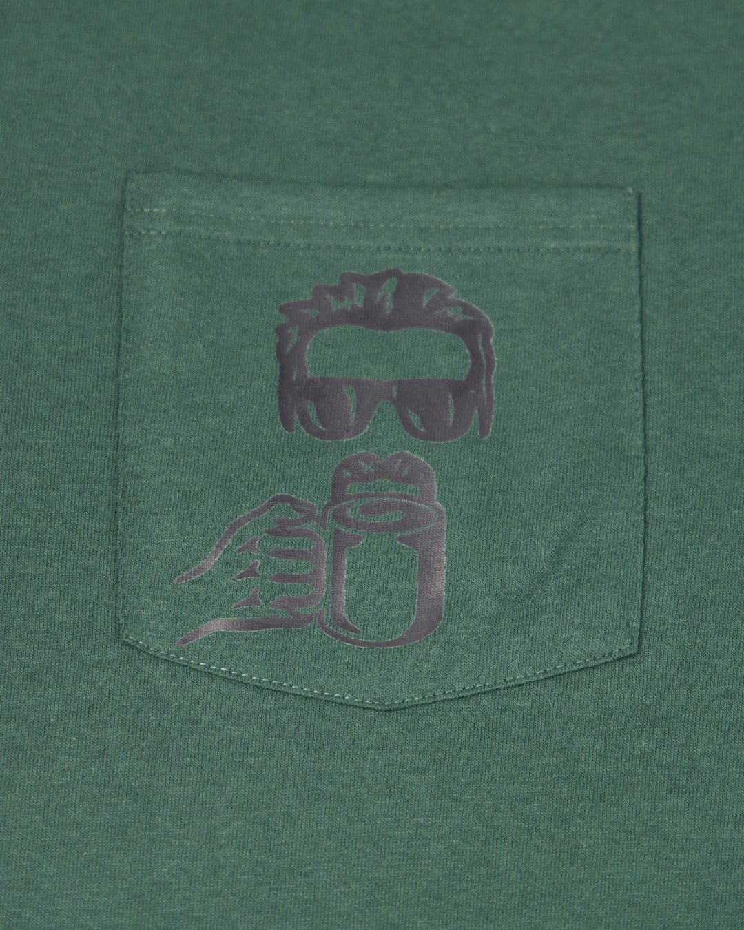 Dock Tok Tee- Forest Green