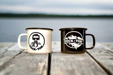 Two on the Dock Camping Mugs