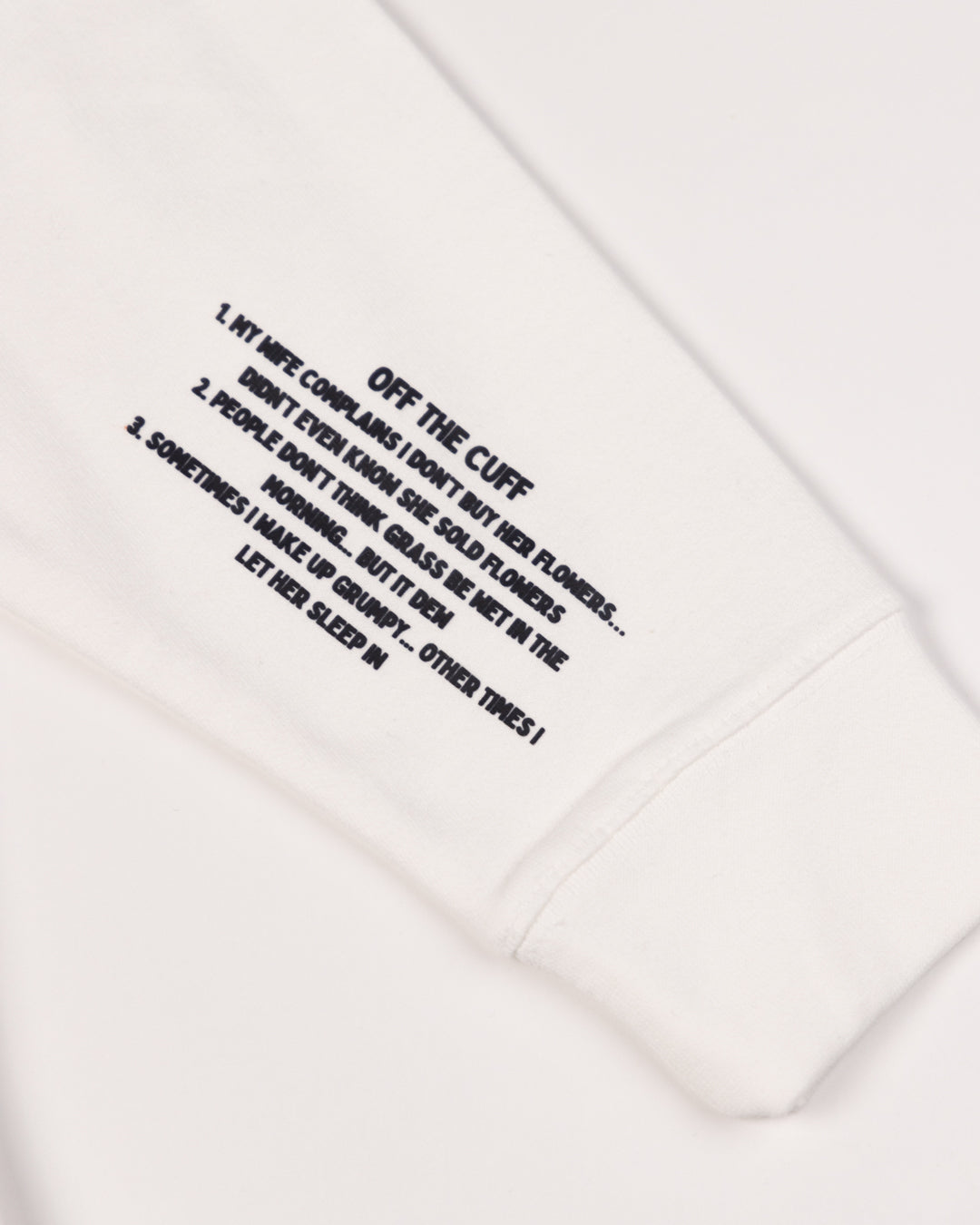 Off the Cuff Hoodie - White