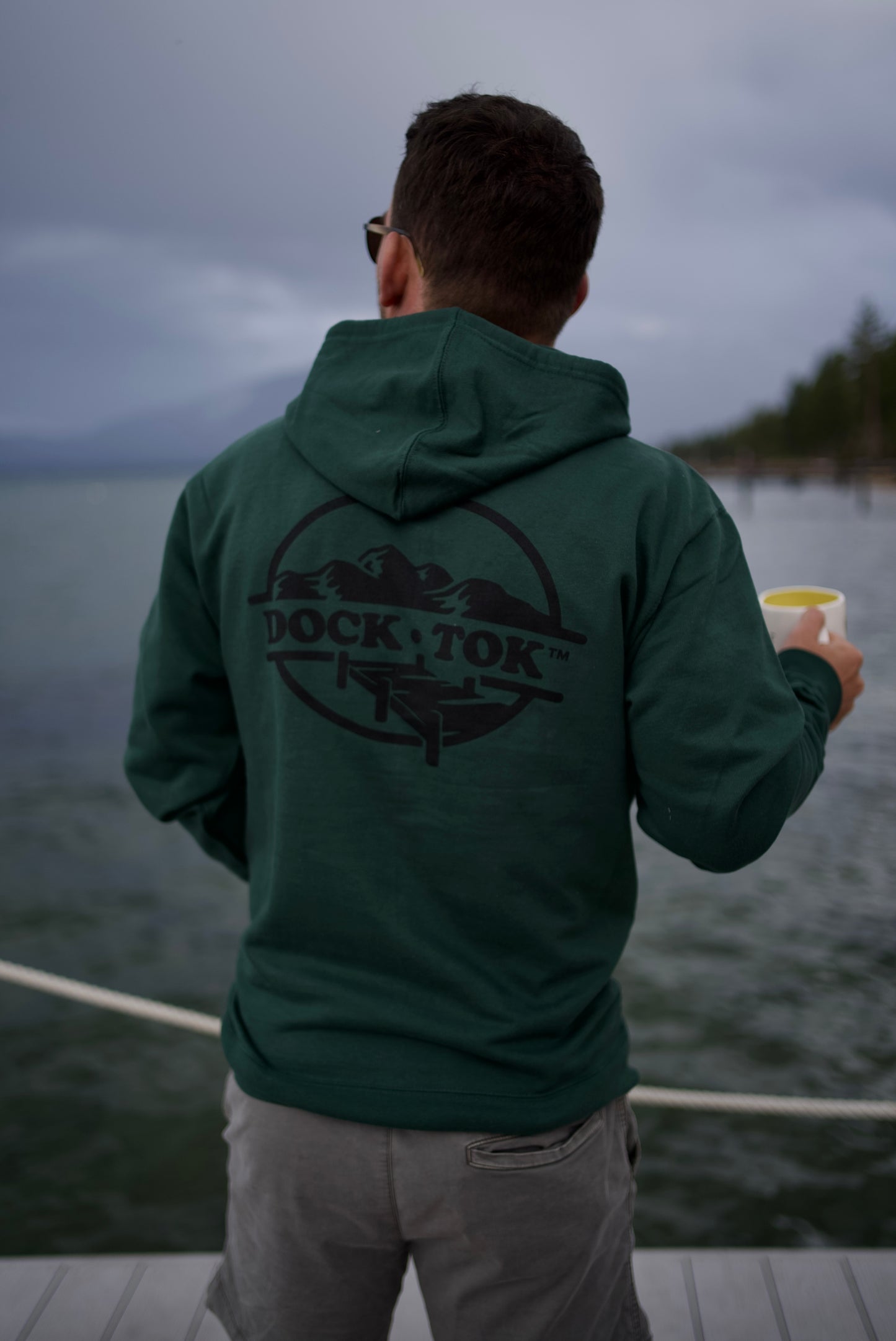 Off the Cuff Hoodie - Forest Green