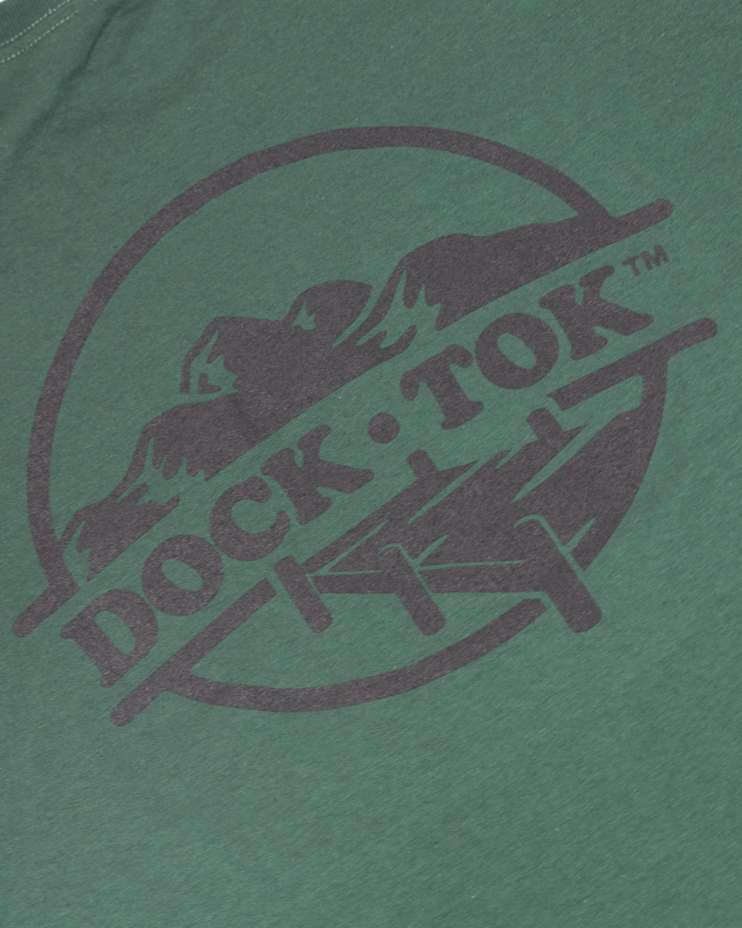 Dock Tok Tee- Forest Green