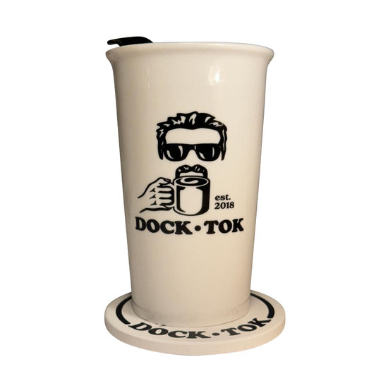 Tall Ceramic Dock Tok Mug