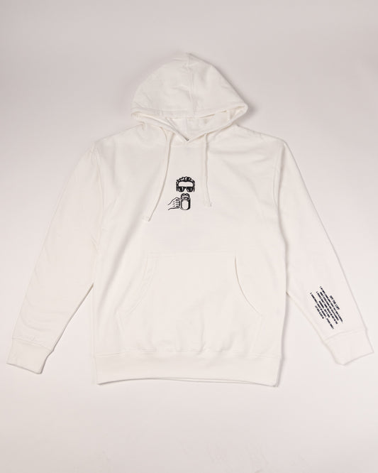 Off the Cuff Hoodie - White