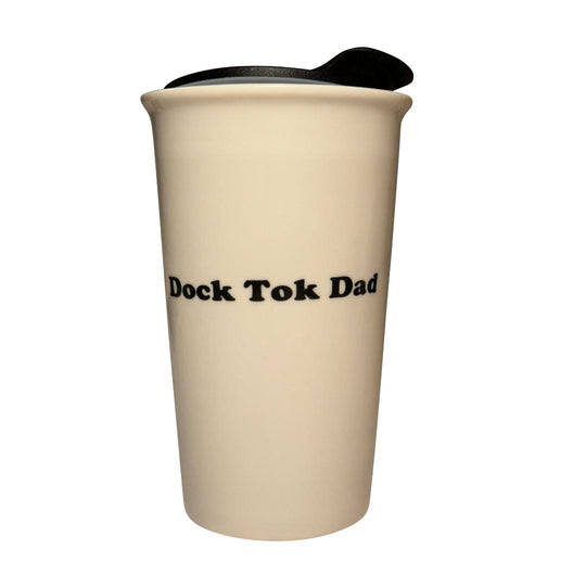 Tall Ceramic Dock Tok Mug